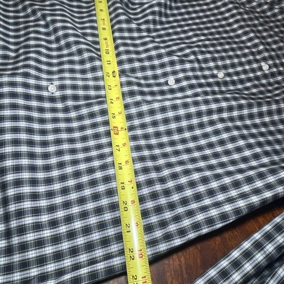 Tommy Hilfiger TH Flex Regular Fit Stretch XL‎ 17 34/35 Long Sleeve Plaid Shirt - Picture 11 of 12